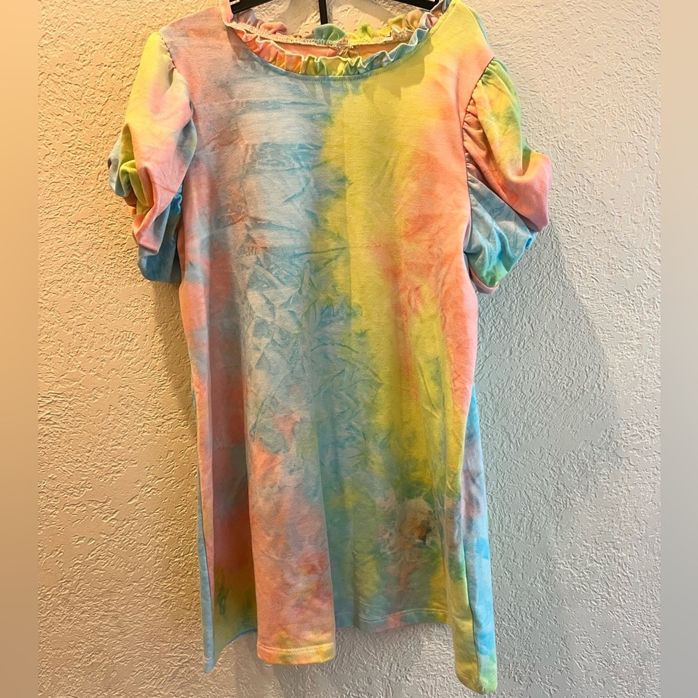 Colorful Tie-Dye Dress